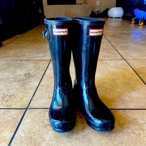Big Kid Hunter Boots Size 3 Boy 4 Girl